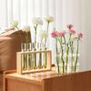 Artesanías Guangzhou Shiyuan Jarrón de Vidrio Transparente Lujo de Gama Alta Tubo de Ensayo Arreglo Floral Hidropónico Venta al Por Mayor Decoración del Hogar