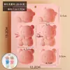 Estilo Fresco e Simples Folha de Tartaruga Oval Quadrado Grande Sabonete Artesanal Molde de Silicone Molde Antiaderente para Sabão Frio e Sabão com Óleo Essencial