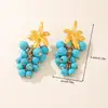 Pendientes de Flor Vintage Incrustados con Diamantes, Pendientes Retro Estilo Palacio, Pendientes Elegantes y de Alta Gama al por Mayor