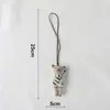 Estilo Coreano Estilo Bosque Artístico Tela Hecha a Mano Diversa Colgantes de Animales Llavero Creativo para Bolsos Venta al por Mayor