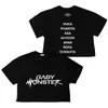 Babymonster2024TeVeoAllí Concierto de Seúl Merchandising Camiseta de Manga Corta a Juego Ropa Holgada