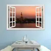 Mezquita comercio exterior más vendido efecto creativo 3D pegatinas de ventana falsa decoración pared sala de estar dormitorio