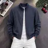 Chaqueta Corta para Hombre Primavera y Otoño Nuevo Estilo Marca de Moda Holgada Casual Versátil para Viajar Chaqueta de Béisbol Prenda Exterior Superior