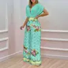 Chegada Nova 2026 Roupas Femininas Moda Outono Conjunto de Duas Peças Casual Temperamento Europeu e Americano Estampado Calça Wide Leg Terno