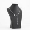 Collar de Moda Simple Estilo Ins Europeo y Americano Cadena con Colgante Personalizado Letra B Joyería de Acero Inoxidable Joyería Cadena Clavícula para Hombres y Mujeres