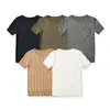 XZ2649-26 Outono Estilo Coreano Slim Fit Gola Redonda Trançado Manga Curta Suéter Malha
