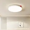 Luz de techo ultradelgada sin juntas estilo crema, luz de dormitorio, luz vintage francesa de moda para dormitorio principal, luz para habitación infantil