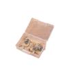 Caja de plástico transparente de polipropileno grueso para guardar piezas, ideal para el escritorio de un estudiante, para guardar joyas, pendientes, anillos y horquillas.