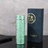 Taza aislada de titanio puro, una botella de agua recta de lujo y alta gama, viene en una caja de regalo para negocios, una taza de titanio portátil para preparar té, y actualmente está en stock