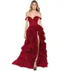 Vestido de Novia Romántico Estilo Europeo de Verano 2026, Estrellado, Esponjoso, con Cola Larga, de un Solo Hombro, Ceñido a la Cintura, para Niñas