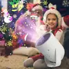Producto Nuevo Transfronterizo Lámpara de 16 Patrones Cilindro Navideño Proyector USB Dinosaurio Dibujo Animado Animal Rgb Atmósfera Decorativa Lámpara de Mesa