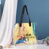 Bolso de Mano de PVC Bolso Transparente Bolsa de Regalo Bolsa de Souvenir Ropa Hecha Bolsa de Compras Bolsa de Plástico Láser Personalización