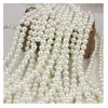 Perolado para casamento DIY profissional com furo reto pérola de imitação ABS 3-40mm furo duplo pérola falsa perfurada contas soltas contas redondas atacado