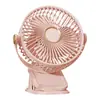 Ventilador Pequeño de Escritorio Portátil con Pinza Silencioso para Oficina 2025 Cama Habitación de Estudiantes Coche de Bebé Ventilador de Carga