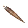 Incensário retrô chinês folha de Bodhi antiga para casa interior incenso em vara folhas criativas ágarwood decoração para cerimônia do chá incensário