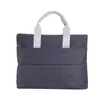 Bolsa de Archivos Portátil Bolsa de Reunión de Negocios Bolsa de Almacenamiento de Material Maletín Impermeable Pequeña Fresca Bolsa para Computadora Plana a Prueba de Golpes