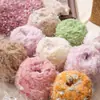 Fabricante de hilo de pelo mezclado a mano e hilo de mohair al por mayor kit de materiales para tejer a mano, crochet DIY para sombreros y bufandas