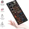 Funda de Silicona de Gama Alta Estilo Estantería de Amazon para Samsung S25Ultra, S26 Cubierta Protectora Creativa Mate