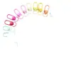 Venta Directa de Fábrica de Broche Pequeño de 3 Puntos de Colores Macarrón Forma de U Llavero Accesorios Colgante