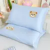 Funda de almohada infantil bordada de toalla de algodón 30X50 Algodón puro Funda de almohada para bebé individual 40X60 Funda de protector de almohada para estudiante