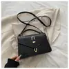 Bolsos de Lujo Transfronterizos para Mujer Moda Otoño 2025 Bolso de Mano de Moda con Patrón de Cocodrilo Bolso Cuadrado Pequeño Bolso de Hombro Cruzado