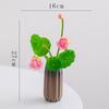 Shumen Loto Flor Artificial Flor Falsa Flor de Seda Ramo de Flor Seca Paquete de Jarrón Sala de Estar Escritorio Porche Arreglo Floral Adornos