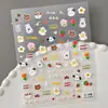 Pegatinas de Uñas con Relieve de Animales Lindos, Pegatinas de Uñas DIY con Patrón de Dopamina 3D No Adhesivas, Estilo Ca