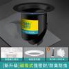 Dispositivo Bloqueador de Desodorante Sanitário Defletor para Vaso Sanitário de Cócoras Aço Inoxidável Tampa para Vaso Sanitário de Cócoras Plugue de Furo Desodorização de Vaso Sanitário