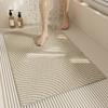 Alfombrilla de Piso Anillo de Seda para Baño Lavable Hueca Antideslizante para Baño Alfombrilla Resistente a la Suciedad Anticaída