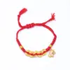 Ano do Cavalo, Moedas de Cobre dos Cinco Imperadores, Pulseira de Fio Vermelho, Trava de Segurança Infantil, Ornamento de Mão, Acessório de Presente de Feriado