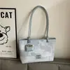Bolso Tote de Gran Capacidad a la Moda para Viajes Diarios, Bolso de Hombro Colorido Fresco y Dulce, Bolso de Axila de Lujo Ligero de Nicho de Tendencia Transfronterizo