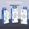 Carregador transfronteiriço 33W carregador USB único para celular 5V1A cabeça de carregamento europeia e americana britânica adaptador para pequenos eletrodomésticos
