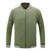 SD-9903#400G Marca de moda americana manga larga cuello redondo cremallera uniforme de béisbol casual cómodo moda clásico imprimible