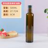 Garrafa Redonda de 500ml Personalizada pelo Fabricante para Azeite, Garrafa Marrom Quadrada Transparente para Óleo, Garrafa de Vidro de 250ml para Óleo de Camélia