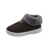 Zapatos de Algodón para Hombre 2025 Invierno Nuevos de Moda Versátiles Zapatos de Algodón para el Hogar Felpa para Mujer Cálidos Engrosados Casuales para el Hogar