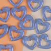 Librito Rojo mismo estilo brillo parche corazón hueco diy hecho a mano aretes accesorios para el cabello funda para teléfono móvil accesorios flor para zapatos material