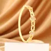 Pulsera Exquisita de Herradura y Trébol de Cuatro Hojas Estilo Coreano Nuevo Ins para Mujer Mismo Estilo que las Celebridades de Internet Moda Lujo Ligero Temperamento Joyería de Mano