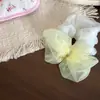 Novo Laço de Malha com Lantejoulas Doce Cordinha de Cabelo para Crianças Elástico de Cabelo