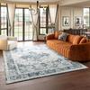 Alfombra persa vintage estilo americano, antideslizante, plegable, de TPR, para sala de estar y dormitorio, con paño de lavado transfronterizo de Amazon
