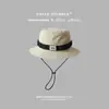 Popular Sombrero de Pescador Retro para Exteriores Verano Senderismo Pesca Protección Solar Sombrero para el Sol Montañismo Sombrilla Occidental Sombrero de Vaquero