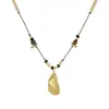 Collar de Concha Nueva Ola de Verano para Mujer Diseño de Nicho Tejido a Mano de Gama Alta Apilado Estilo Vacaciones Cadena para Clavícula
