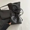 Bolso Bandolera Cubo Nuevo de Moda Tendencia Diseño de Nicho Cierre de Cordón Bolso de Hombro Único para Viajes Diarios Bolso de Mano de Gran Capacidad