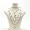 Cadena de Perlas Oceánicas de Venta Caliente Transfronteriza Europea y Americana Cadena para Clavícula de Mujer Colgante de Estrella de Mar y Concha Collar Multicapa Apilable Venta al por Mayor