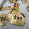 Adesivos de Celular Personalizados de Ouro Puro 999, Materiais de Apoio a Fãs, Cartões de Mercadoria Personalizáveis de Celebridades de Anime 2mg