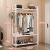 Cabide de Roupas para Quarto Cabideiro de Chão Guarda-Roupa Simples para Porta Varal de Roupas Cabideiro de Chão Roupas Novo Produto