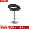 Silla giratoria de lujo moderna al por mayor de fábrica, asiento avanzado de cuero rojo semi-arco con respaldo
