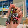 Llavero de muñeco de dibujos animados Venom, llavero creativo personalizado para llave de coche, joyería al por mayor, llavero suave de PVC