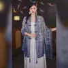 Xale de Verão de Alta Qualidade Feminino, Comprimento Médio, Estilo Étnico Vintage, Proteção Solar, com Botões Tradicionais Chineses, Adequado para Viagens em Yunnan e Qinghai