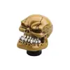 Modificación de coche palanca de cambios cabeza de ola cabeza de palanca de dientes grandes fantasma manual universal velocidad variable barra calavera cabeza de cambio manual