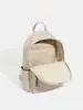 Nova Mochila de Tecido Oxford para o Dia a Dia Estilo Coreano Cor Sólida Mochila de Viagem de Grande Capacidade Leve para Mulheres Versátil